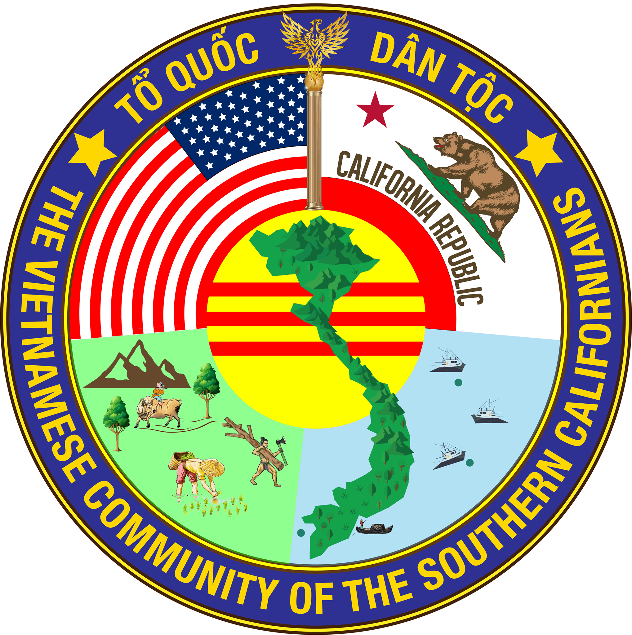 The Vietnamese Community of The Southern Californians logo