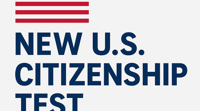 new US citizenship test 2025